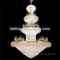 Large gold lobby incandescent luminaire pendant chandelier 65004